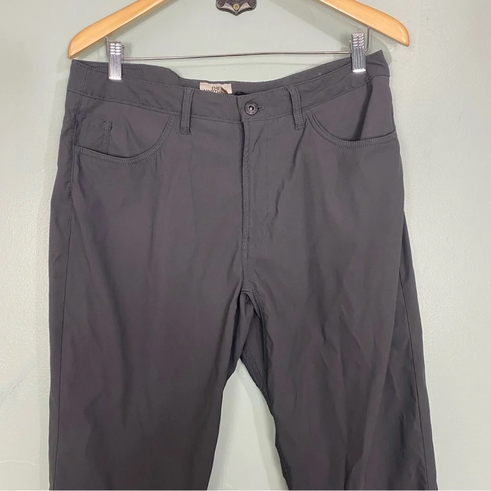 The North Face Sprag 5 Pocket Hiking Pants Gray Grey Sz 34‎